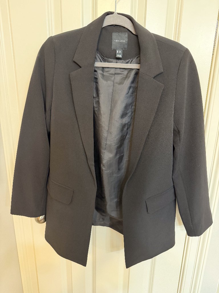 New Look Boyfriend Blazer- Black